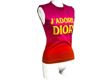画像をギャラリービューアに読み込む, 新品未使用 Christian Dior クリスチャンディオール タンクトップ J'ADORE ジャドール 2H12155301 サイズ38 ピンク オレンジ 中古 65899