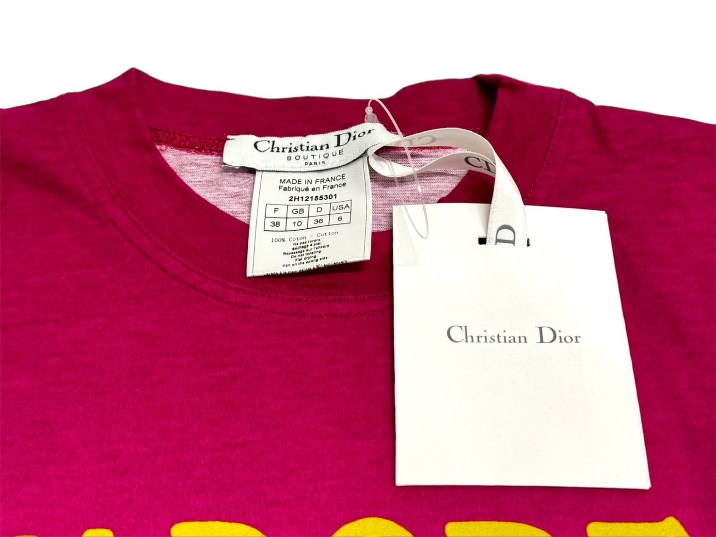 新品未使用 Christian Dior クリスチャンディオール タンクトップ J'ADORE ジャドール 2H12155301 サイズ38 ピンク  オレンジ 中古 65900 – Casanova Vintage