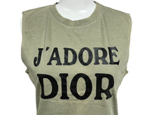 Load image into Gallery viewer, Christian Dior クリスチャンディオール タンクトップ J'ADORE ジャドール 3P16155300 サイズ40 カーキ 美品 中古 65901