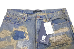 Brand new, unused UNDERCOVER 85 denim pants UC2B9503 ARTS&CRAFTS Size 3 Reissue ComplexCon Indigo Used 65904