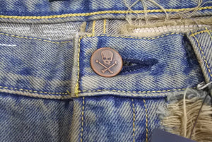 Brand new, unused UNDERCOVER 85 denim pants UC2B9503 ARTS&CRAFTS Size 3 Reissue ComplexCon Indigo Used 65904