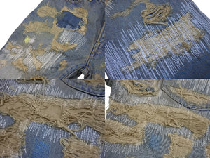Brand new, unused UNDERCOVER 85 denim pants UC2B9503 ARTS&CRAFTS Size 3 Reissue ComplexCon Indigo Used 65904