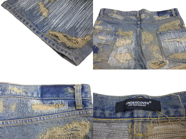 Brand new, unused UNDERCOVER 85 denim pants UC2B9503 ARTS&CRAFTS Size 3 Reissue ComplexCon Indigo Used 65904