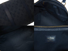 Load image into Gallery viewer, LOUIS VUITTON ルイヴィトン キーポル バンドリエール50 ボストンバッグ ネイビー モノグラムデニム レザー M44645 美品 中古 65907