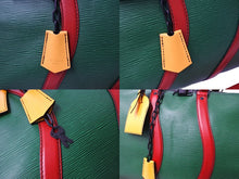 画像をギャラリービューアに読み込む, 極美品 LOUIS VUITTON ルイヴィトン キーポル バンドリエール50 ウェイビー ボストンバッグ エピレザー マルチカラー M55571 中古 65908