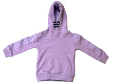 画像をギャラリービューアに読み込む, ADIDAS IVYPARK アディダス アイビーパーク キッズ パーカー フーディ プルオーバー パープル コットン 美品 中古 65913