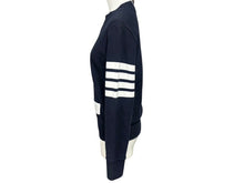 画像をギャラリービューアに読み込む, THOM BROWNE トムブラウン スウェット トレーナー サイズ0 MJT021H-00535461 ネイビー コットン スリット 美品 中古 65914