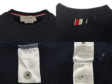 画像をギャラリービューアに読み込む, THOM BROWNE トムブラウン スウェット トレーナー サイズ0 MJT021H-00535461 ネイビー コットン スリット 美品 中古 65914