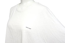 画像をギャラリービューアに読み込む, BALENCIAGA バレンシアガ 半袖Ｔシャツ ミニロゴオーバーサイズTシャツ 2017 ホワイト コットン XS 482204 美品 中古 65915