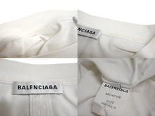 Load image into Gallery viewer, BALENCIAGA バレンシアガ 半袖Ｔシャツ ミニロゴオーバーサイズTシャツ 2017 ホワイト コットン XS 482204 美品 中古 65915