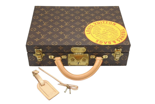 極美品 LOUIS VUITTON ルイヴィトン ボワット ビジュー ジュエリーケース トランクケース M47120 モノグラム ペイント 中古 4b006592