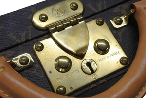 極美品 LOUIS VUITTON ルイヴィトン ボワット ビジュー ジュエリーケース トランクケース M47120 モノグラム ペイント 中古 4b006592
