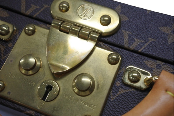 極美品 LOUIS VUITTON ルイヴィトン ボワット ビジュー ジュエリーケース トランクケース M47120 モノグラム ペイント 中古 4b006592