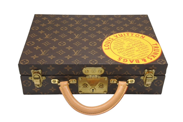 極美品 LOUIS VUITTON ルイヴィトン ボワット ビジュー ジュエリーケース トランクケース M47120 モノグラム ペイント 中古 4b006592