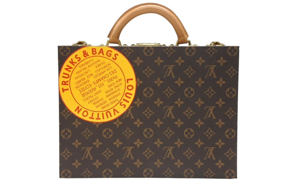 極美品 LOUIS VUITTON ルイヴィトン ボワット ビジュー ジュエリーケース トランクケース M47120 モノグラム ペイント 中古 4b006592