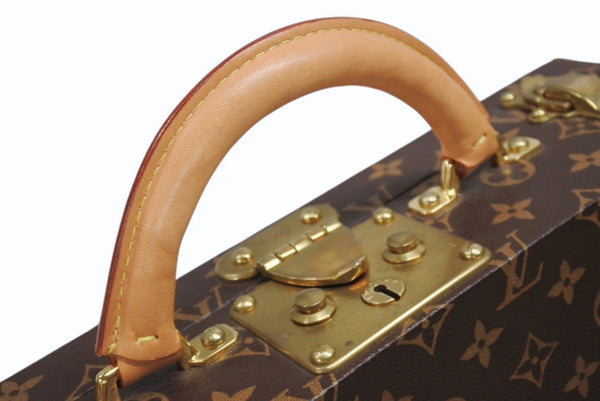 極美品 LOUIS VUITTON ルイヴィトン ボワット ビジュー ジュエリーケース トランクケース M47120 モノグラム ペイント 中古 4b006592