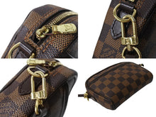 Load image into Gallery viewer, LOUIS VUITTON ルイヴィトン ポシェット イパネマ N51296 PVCコーティングキャンバス ブラウン ゴールド 美品 中古 65921