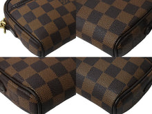 Load image into Gallery viewer, LOUIS VUITTON ルイヴィトン ポシェット イパネマ N51296 PVCコーティングキャンバス ブラウン ゴールド 美品 中古 65921