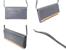 Load image into Gallery viewer, 極美品 GOYARD ゴヤール モンテカルロPM ショルダーバッグ クラッチバッグ グレー シルバー金具 中古 65923
