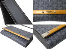 Load image into Gallery viewer, 極美品 GOYARD ゴヤール モンテカルロPM ショルダーバッグ クラッチバッグ グレー シルバー金具 中古 65923