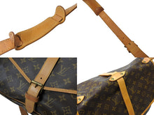 Load image into Gallery viewer, Louis Vuitton ルイヴィトン ソミュール35 ショルダーバッグ M42254 FH8911 キャンバス レザー ブラウン ゴールド 美品 中古 65929