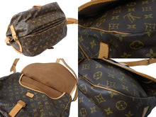 画像をギャラリービューアに読み込む, Louis Vuitton ルイヴィトン ソミュール35 ショルダーバッグ M42254 FH8911 キャンバス レザー ブラウン ゴールド 美品 中古 65929