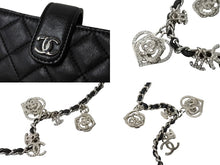 画像をギャラリービューアに読み込む, 極美品 CHANEL シャネル チェーンショルダー ポーチ ココマーク 19番台 ブラック ラムスキン シルバー金具 中古 65931