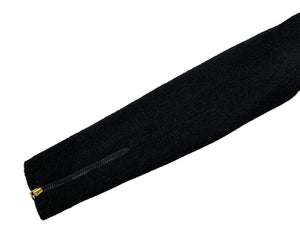 極美品 CHANEL シャネル ウール ジャケット 97P ブラック 黒色 アウター ロゴ ココマーク ココボタン P07316V05395 サイズ36 中古 65950