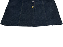 Load image into Gallery viewer, CHANEL シャネル デニムワンピース フランス製 サイズ38 ひざ丈 極美品 中古 65952