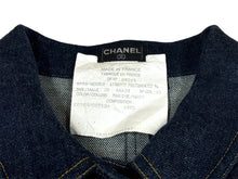 Load image into Gallery viewer, CHANEL シャネル デニムワンピース フランス製 サイズ38 ひざ丈 極美品 中古 65952