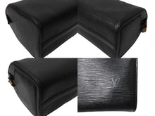 画像をギャラリービューアに読み込む, LOUIS VUITTON ルイヴィトン ハンドバッグ エピレザー スピーディ25 M59032 ブラック 美品 中古 65961