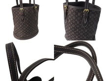 Load image into Gallery viewer, LouisVuitton ルイヴィトン バケットPM ショルダーバッグ モノグラム ミニラン M95226 FL1006 ブラウン ゴールド 美品 中古 65969