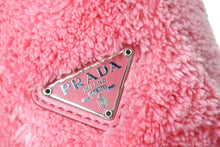 画像をギャラリービューアに読み込む, 極美品 PRADA プラダ Re-Edition 2000 テリー ミニバッグ ワンショルダーバッグ 1NE515 トライアングルロゴ ピンク 中古 65999