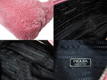画像をギャラリービューアに読み込む, 極美品 PRADA プラダ Re-Edition 2000 テリー ミニバッグ ワンショルダーバッグ 1NE515 トライアングルロゴ ピンク 中古 65999