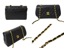 画像をギャラリービューアに読み込む, CHANEL シャネル チェーンショルダーバッグ マトラッセ23 ポーチ付き 1番台 ラムスキン ブラック ゴールド金具 美品 中古 66030