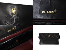 画像をギャラリービューアに読み込む, CHANEL シャネル チェーンショルダーバッグ マトラッセ23 ポーチ付き 1番台 ラムスキン ブラック ゴールド金具 美品 中古 66030