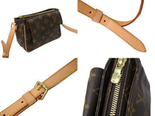 Load image into Gallery viewer, 極美品 LOUIS VUITTON ルイヴィトン モノグラム ヴィバシテPM ショルダーバッグ M51165 ブラウン ロゴ 鞄 斜め掛け 中古 66033