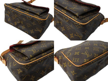 Load image into Gallery viewer, 極美品 LOUIS VUITTON ルイヴィトン モノグラム ヴィバシテPM ショルダーバッグ M51165 ブラウン ロゴ 鞄 斜め掛け 中古 66033