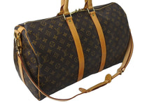 Load image into Gallery viewer, LOUIS VUITTON ルイヴィトン ボストンバッグ キーポルバンドリエール45 モノグラム M41418 ブラウン ゴールド金具 美品 中古 66038