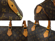 Load image into Gallery viewer, LOUIS VUITTON ルイヴィトン モノグラム スピーディ35 ハンドバッグ M41524 ブラウン 旧型 ロゴ 美品 中古 66042