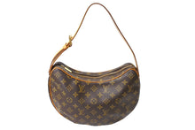 Load image into Gallery viewer, LOUIS VUITTON ルイヴィトン ショルダーバッグ クロワッサンMM M51512 モノグラムキャンバス ブラウン 美品 中古 66045