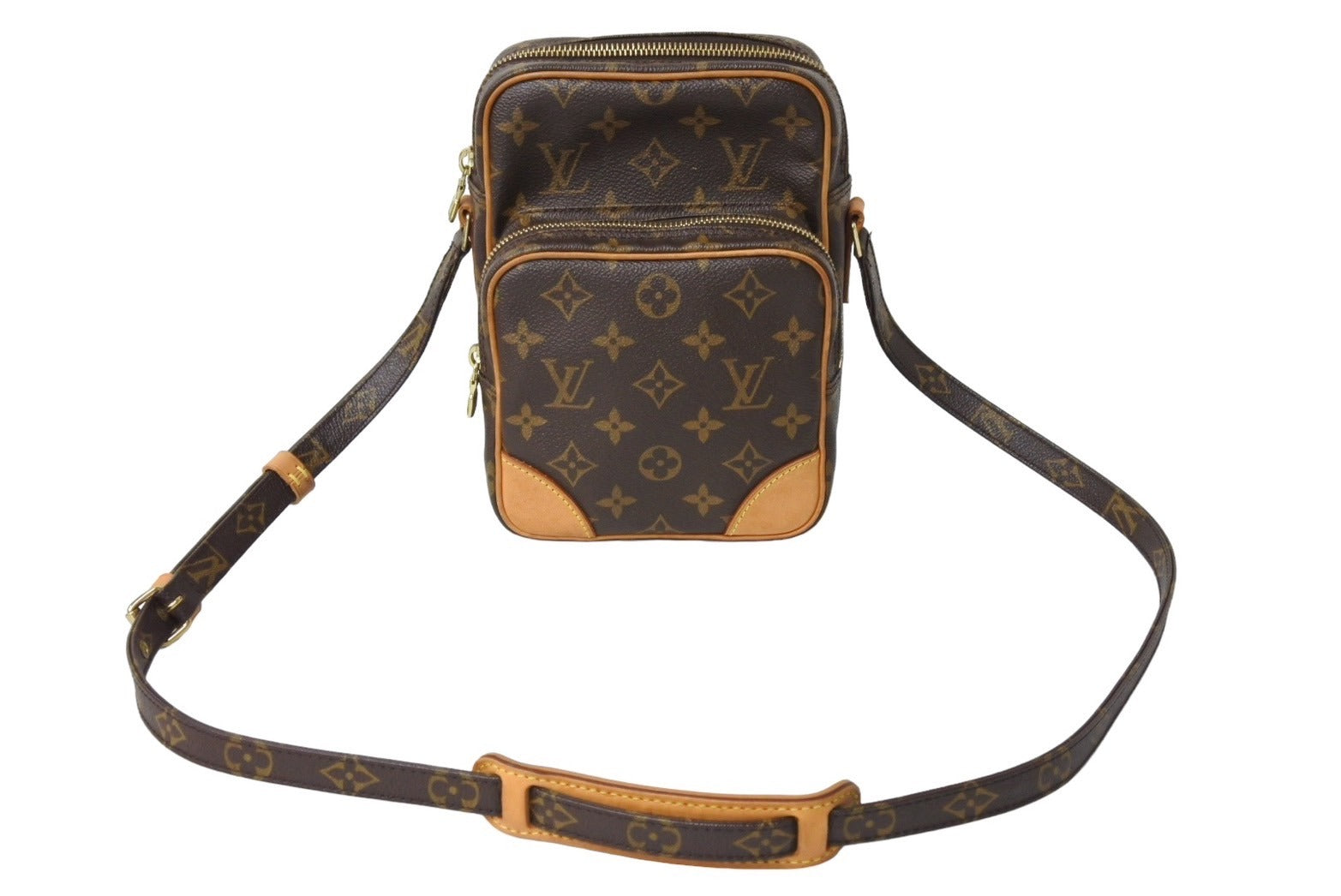 LouisVuitton ルイヴィトン モノグラム アマゾン ショルダーバッグ M45236 TH0061 ブラウン ゴールド金具 美品 中古  66046 – Casanova Vintage