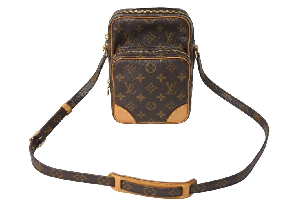 LouisVuitton ルイヴィトン モノグラム アマゾン ショルダーバッグ M45236 TH0061 ブラウン ゴールド金具 美品 中古  66046 – Casanova Vintage