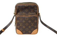 Load image into Gallery viewer, LouisVuitton ルイヴィトン モノグラム アマゾン ショルダーバッグ M45236 TH0061 ブラウン ゴールド金具 美品 中古 66046