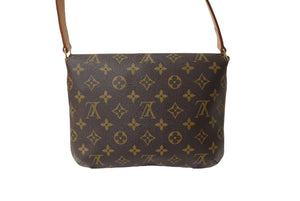 LOUIS VUITTON ルイヴィトン モノグラム ミュゼットタンゴ ショルダーバッグ M51388 ロゴ 斜め掛け 鞄 ゴールド金具 美品 中古 66048