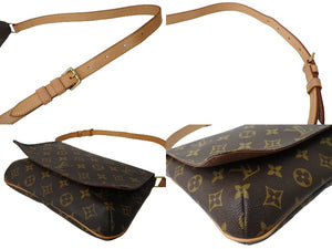 LOUIS VUITTON ルイヴィトン モノグラム ミュゼットタンゴ ショルダーバッグ M51388 ロゴ 斜め掛け 鞄 ゴールド金具 美品 中古 66048