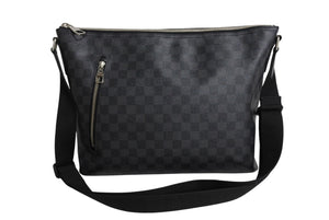 LouisVuitton ルイヴィトン ミックMM ショルダーバッグ N41106 ダミエグラフィット ブラック シルバー金具 美品 中古 66050  – Casanova Vintage