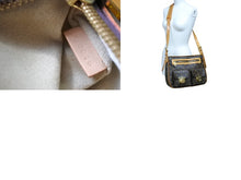 Load image into Gallery viewer, LOUIS VUITTON ルイヴィトン モノグラム ハドソンGM ショルダーバッグ M40045 ブラウン ゴールド金具 美品 中古 66051