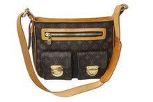 Load image into Gallery viewer, LOUIS VUITTON ルイヴィトン モノグラム ハドソンGM ショルダーバッグ M40045 ブラウン ゴールド金具 美品 中古 66051