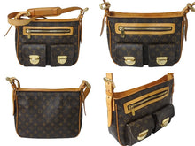 Load image into Gallery viewer, LOUIS VUITTON ルイヴィトン モノグラム ハドソンGM ショルダーバッグ M40045 ブラウン ゴールド金具 美品 中古 66051